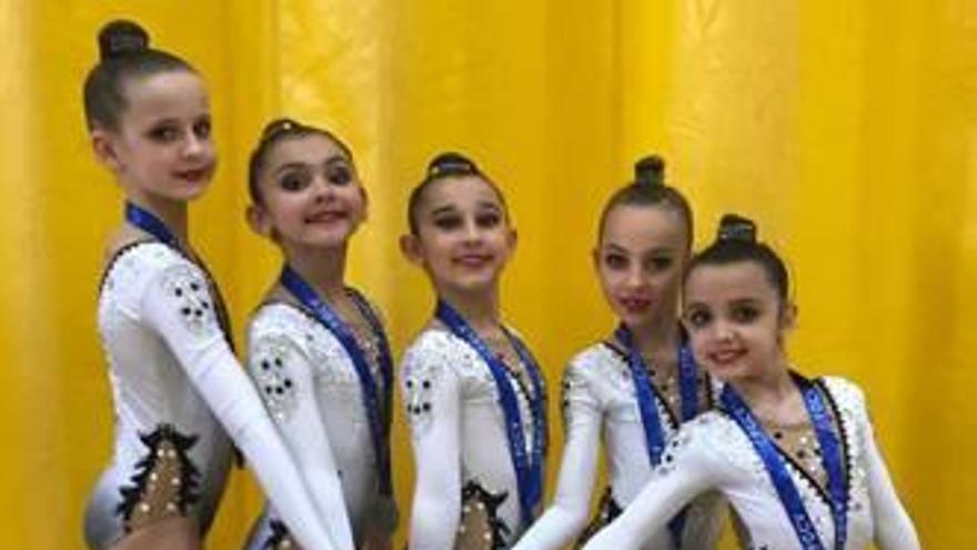 Gimnasia Rítmica El CGR Vida Gandia clasifica  a sus benjamines para el Nacional de base