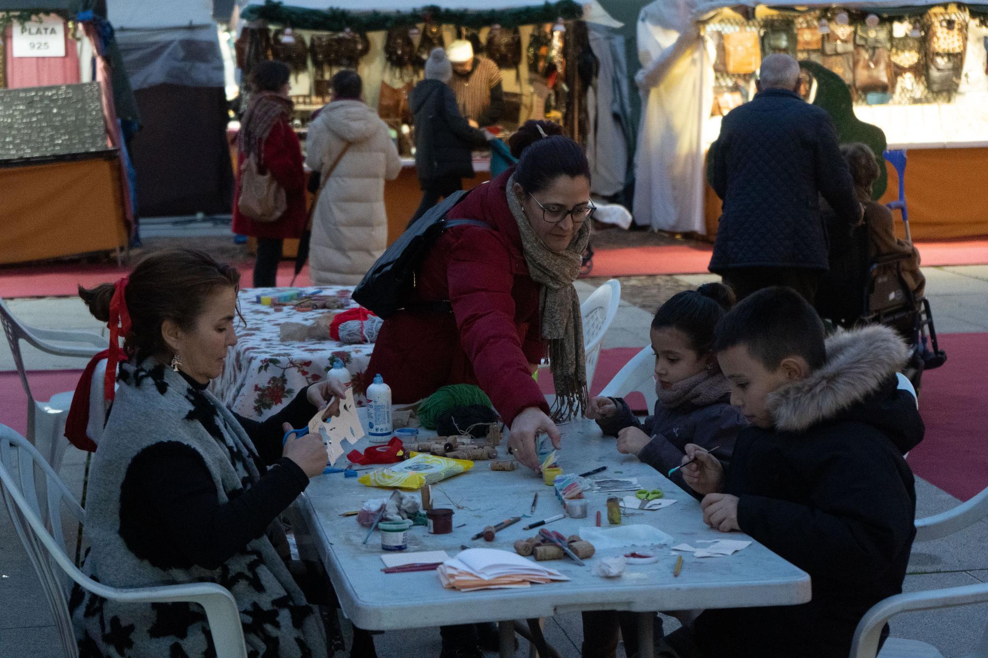 El mercado de Navidad de Zamora, en imágenes