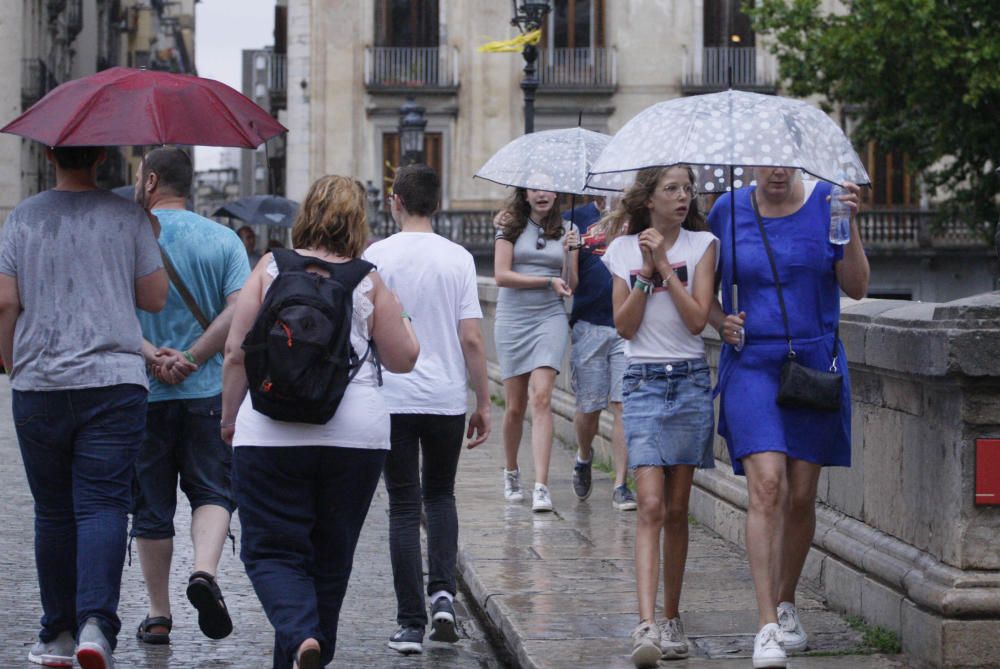 Ruixat a la ciutat de Girona