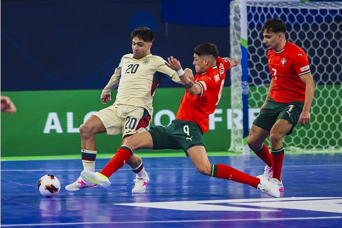 Novoa, durante el partido