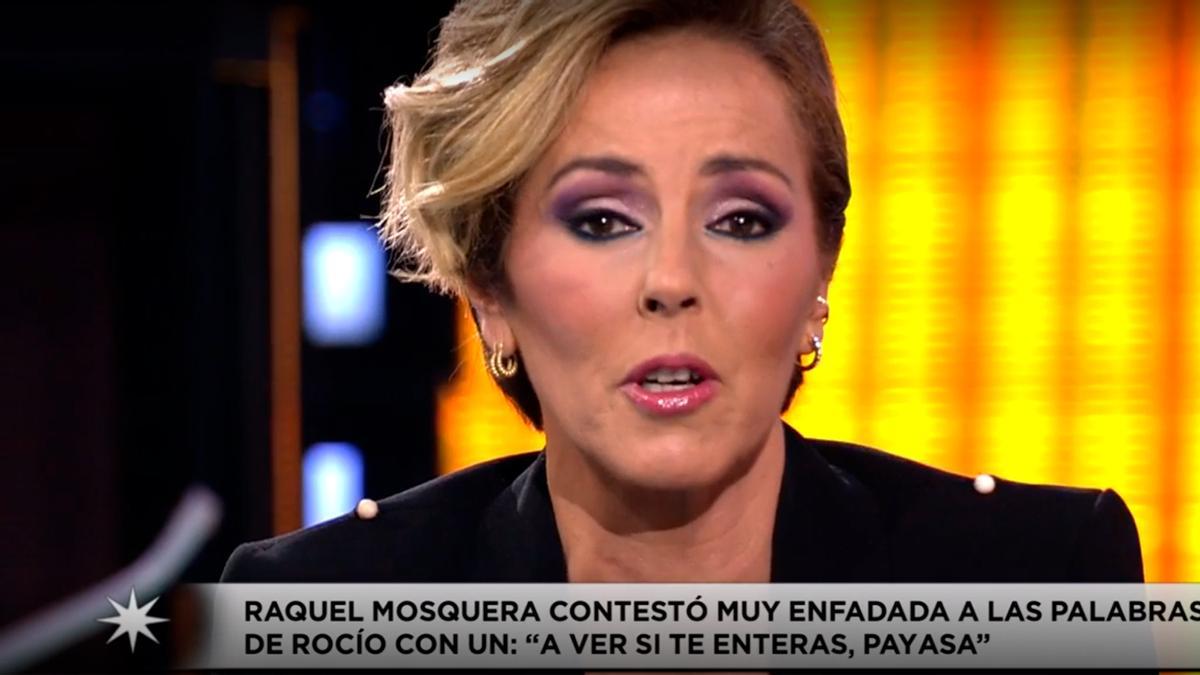 Rocío Carrasco insulta a Raquel Mosquera en plató sin estar ella presente: la hija de &#039;La más grande&#039; ha respondido en directo