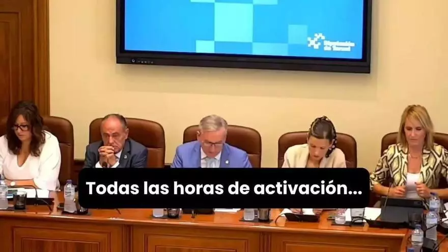 Vídeo | El presidente de la DPT echa del pleno a varios bomberos: "Yo trabajo bastantes más días"