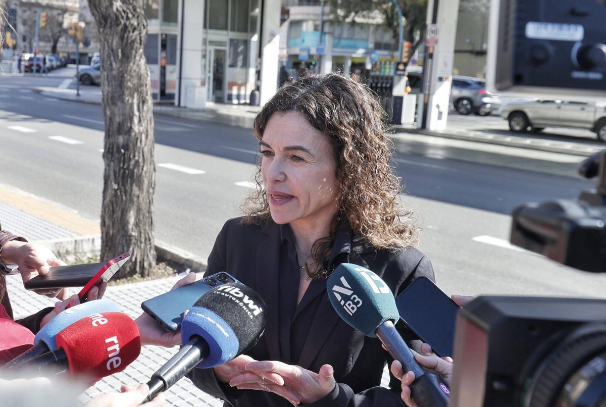La vicesecretaria del PSIB-PSOE, Rosario Sánchez, exige al Govern balear que condene el conflicto en Oriente Medio