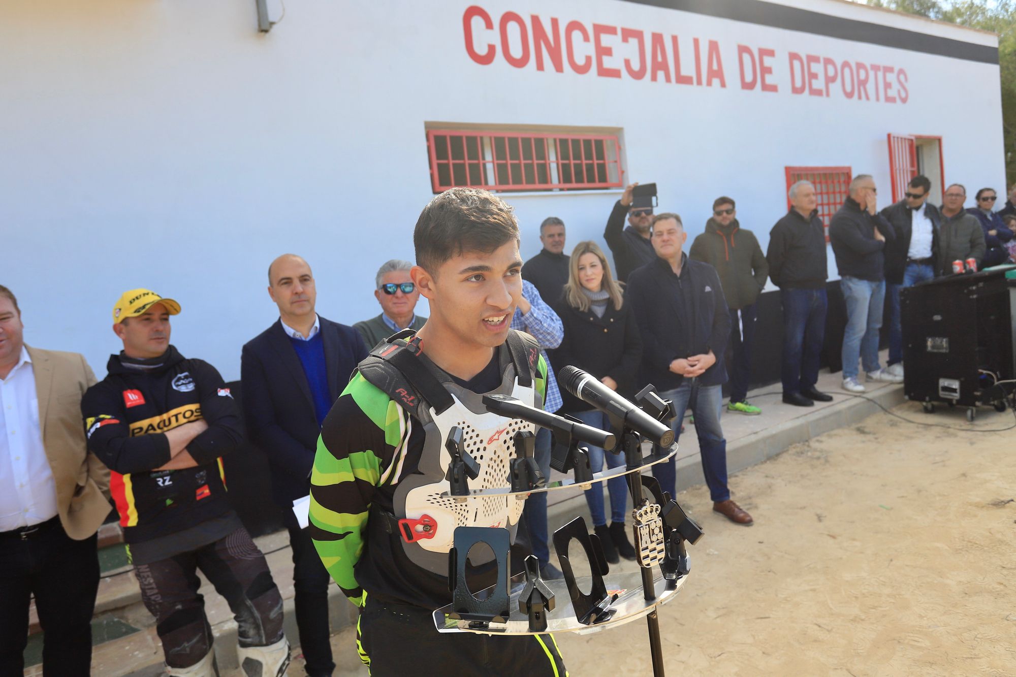 Inauguración del circuito de motos Ribera de Molina