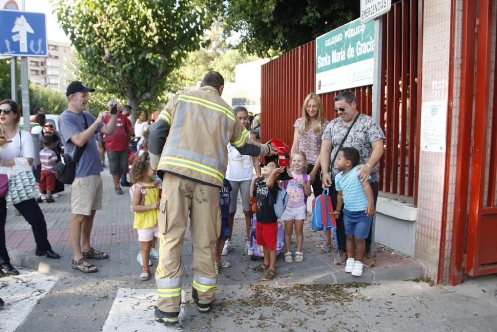 Susto en el colegio de Santa María de Gracia por un incendio en la despensa