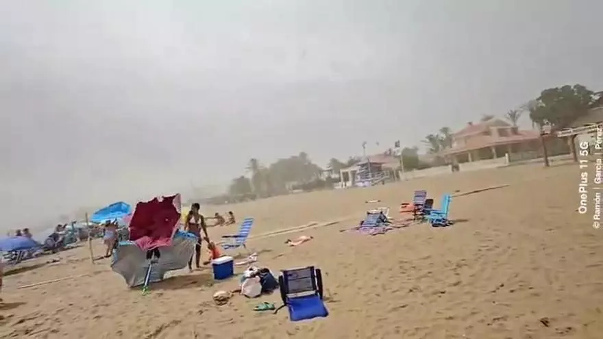 Los termómetros se disparan hasta los 41 grados en Mazarrón por un reventón térmico