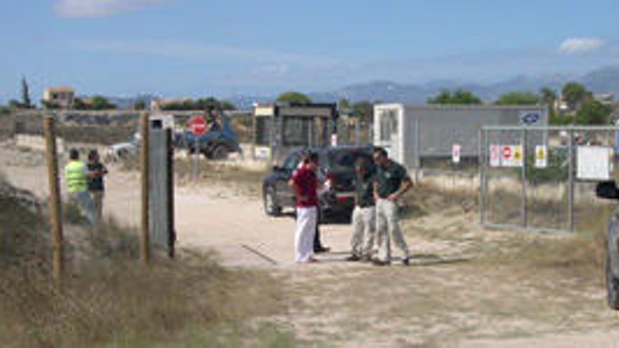 Inspectores de Medio Ambiente han acudido al lugar de la obras para constatar si se respetaba la zona protegida