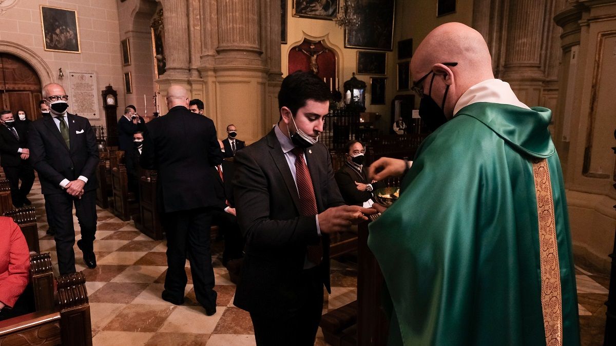 Misa de apertura de los actos del centenario de la Agrupación de Cofradías