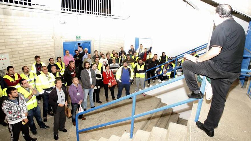 Los trabajadores del Zaragoza convocan huelga indefinida