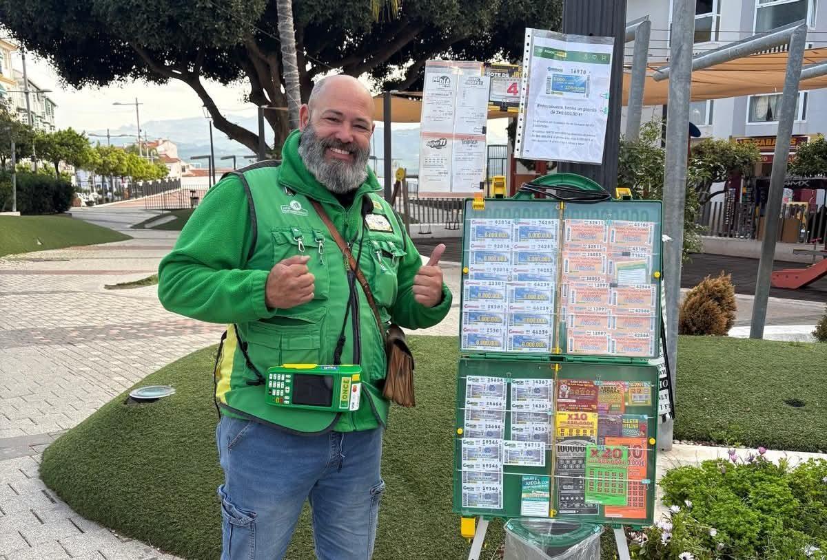 Alejandro Fernández ha vendido el cupón de la ONCE premiado en Álora y Campanillas