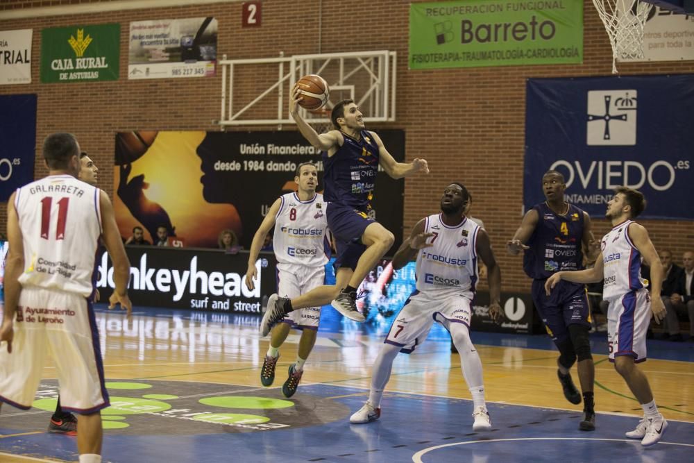 Partido del Unión Financiera Oviedo Baloncesto contra Clavijo Logroño