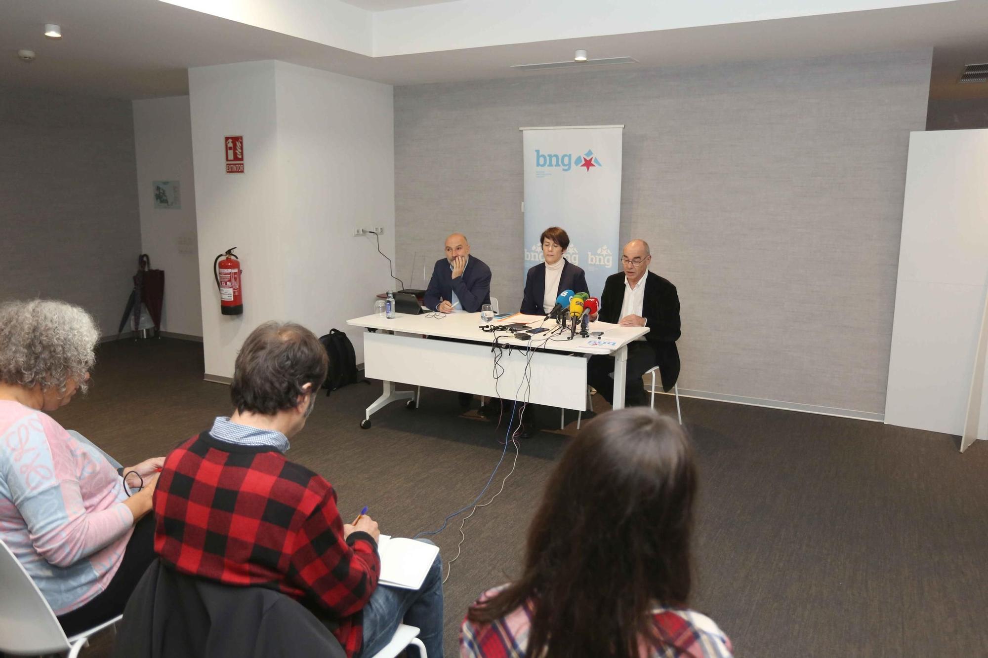El BNG expone en A Coruña los detalles del pacto con el PSOE para la investidura de Pedro Sánchez