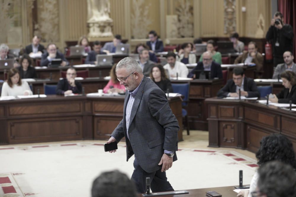 Pleno del Parlament del día 18 de febrero de 2020