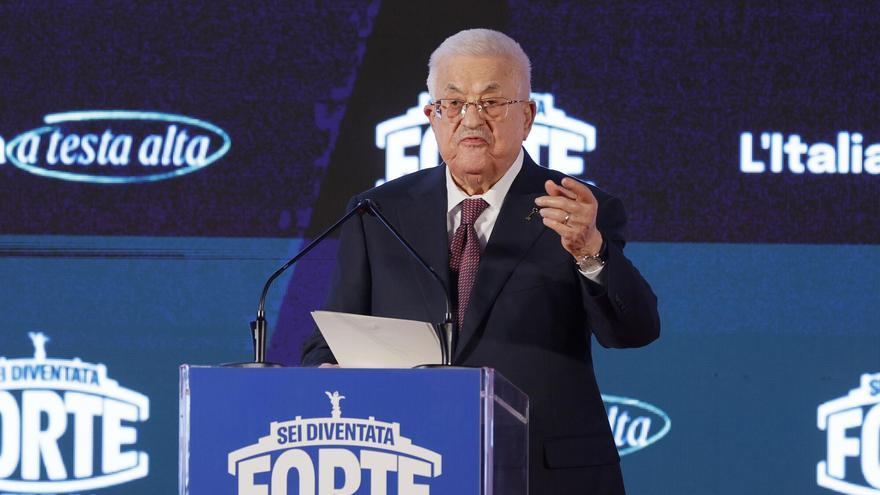 Abás pide a Italia que reconozca a Palestina como Estado en su segundo encuentro con Meloni en un mes