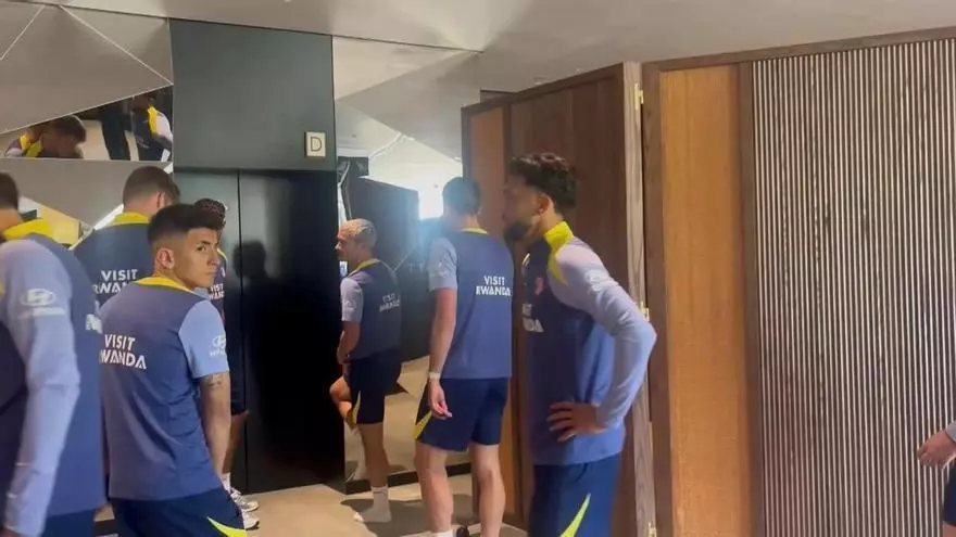 La plantilla del Atlético de Madrid se concentra en Barcelona antes del choque de Champions