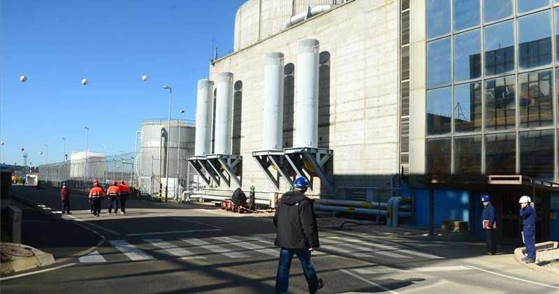 Recarga de combustible en la central nuclear de Almaraz