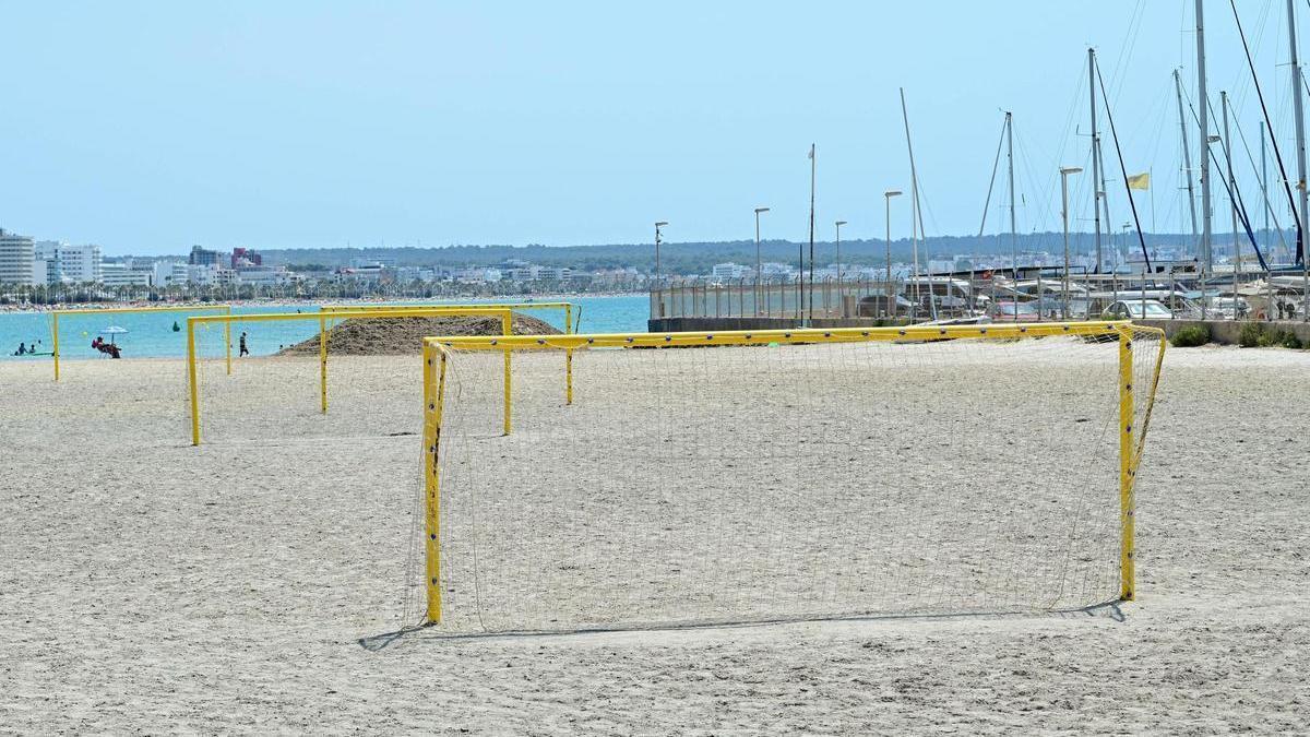 Zur neuen Anlage in Can Pastilla gehören auch zwei Beachsoccer-Felder.