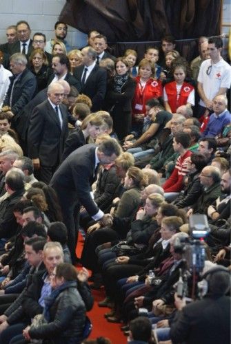 Los Reyes presiden el funeral por las víctimas de Bullas del accidente de Cieza