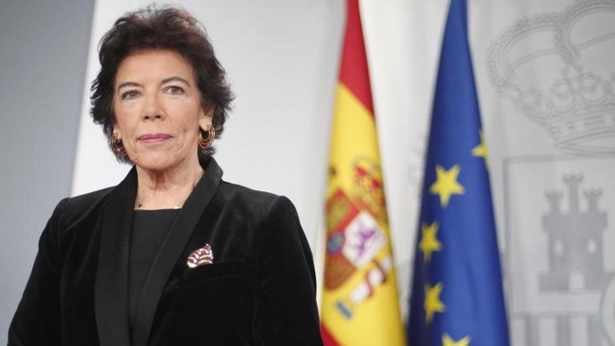 La portavoz del Gobierno, Isabel Celaá.