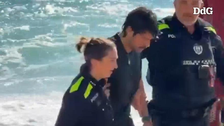 VÍDEO: Els cansament dels serveis d&#039;emergències després d&#039;el rescat d&#039;una adolescent a Lloret de Mar