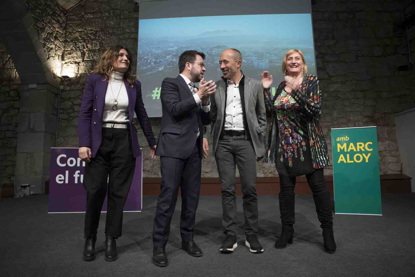 Acte de presentació de l'alcaldable per ERC a Manresa, Marc Aloy