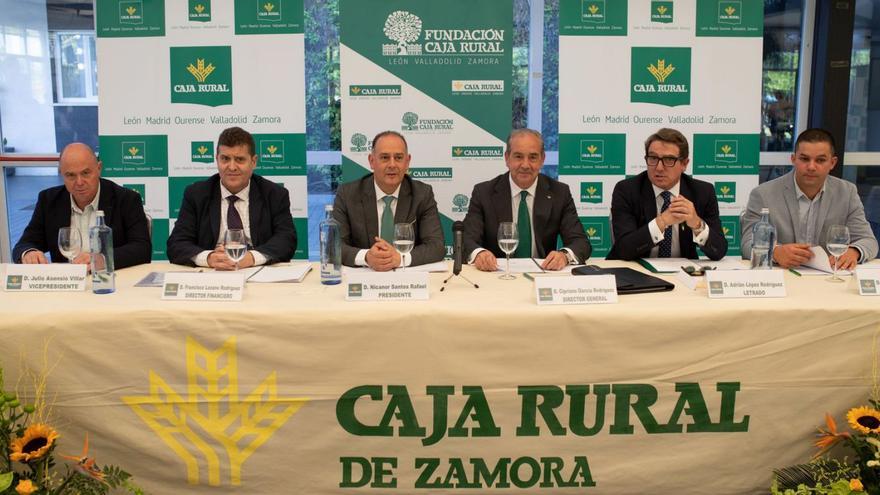 Nicanor Santos Rafael renueva mandato presidencial en la Caja Rural de Zamora