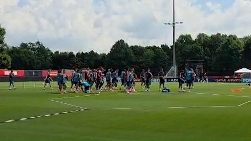 Nuevas imágenes del entreno de la Selección española, días antes del encuentro contra Cabo Verde