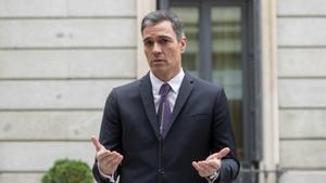 Pedro Sánchez, durante el acto homenaje a la Constitución el pasado 6 de diciembre. EUROPA PRESS.