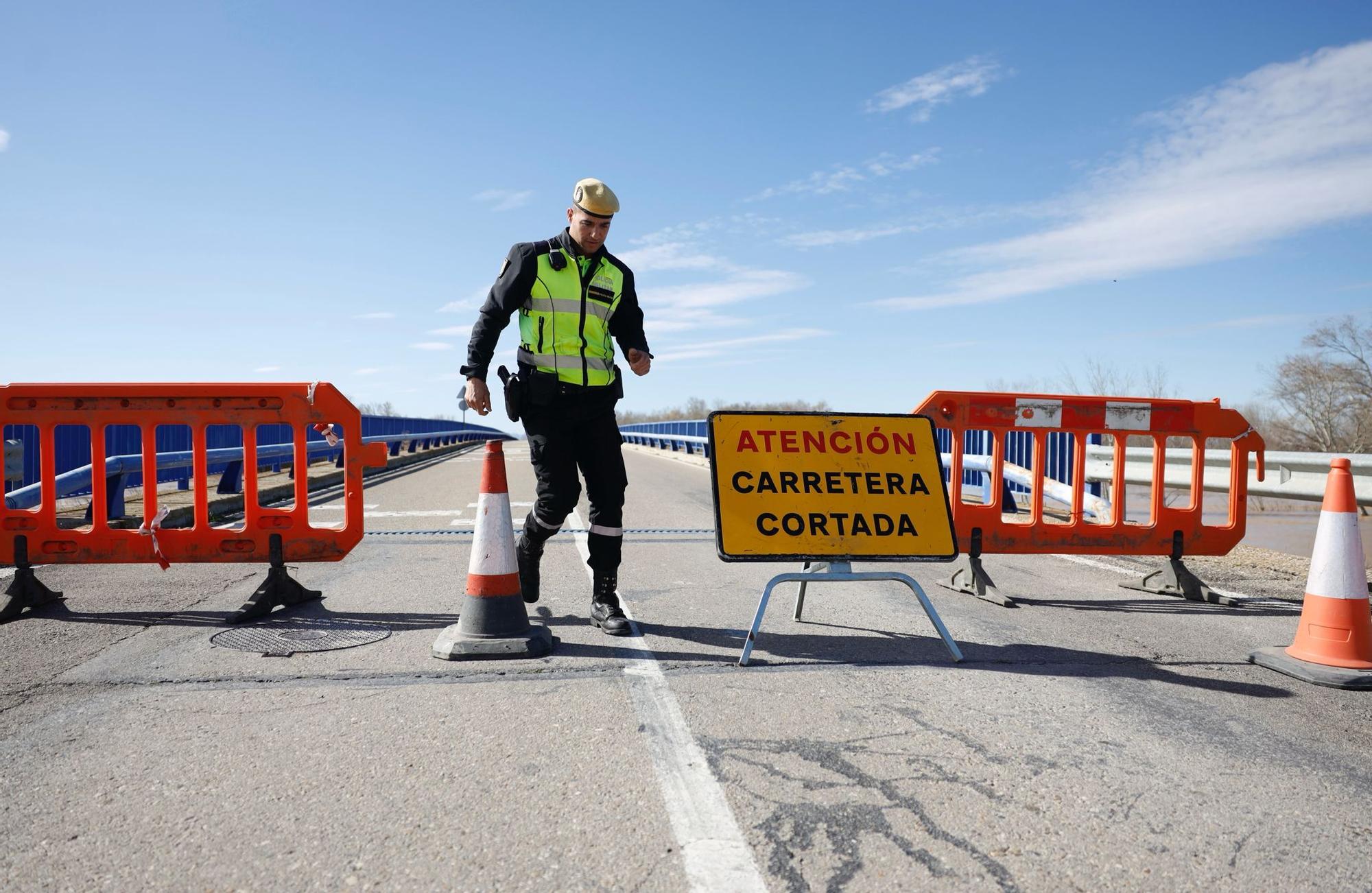 En imágenes | Así transcurre la crecida del Ebro a su paso por Aragón