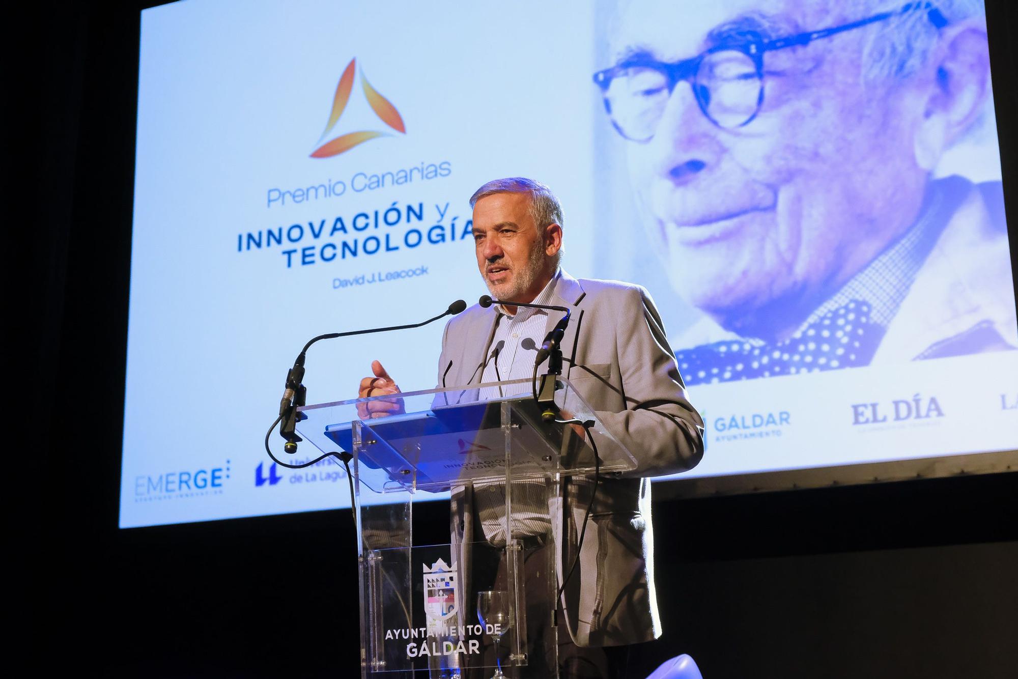 Acto de entrega del Premio Canarias Innovación y Tecnología