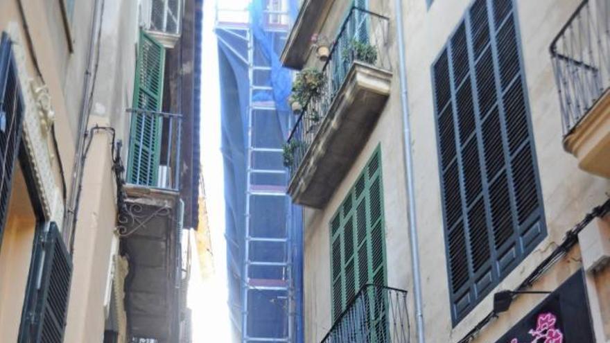 El céntrico pasaje comercial quedó ayer cerrado.