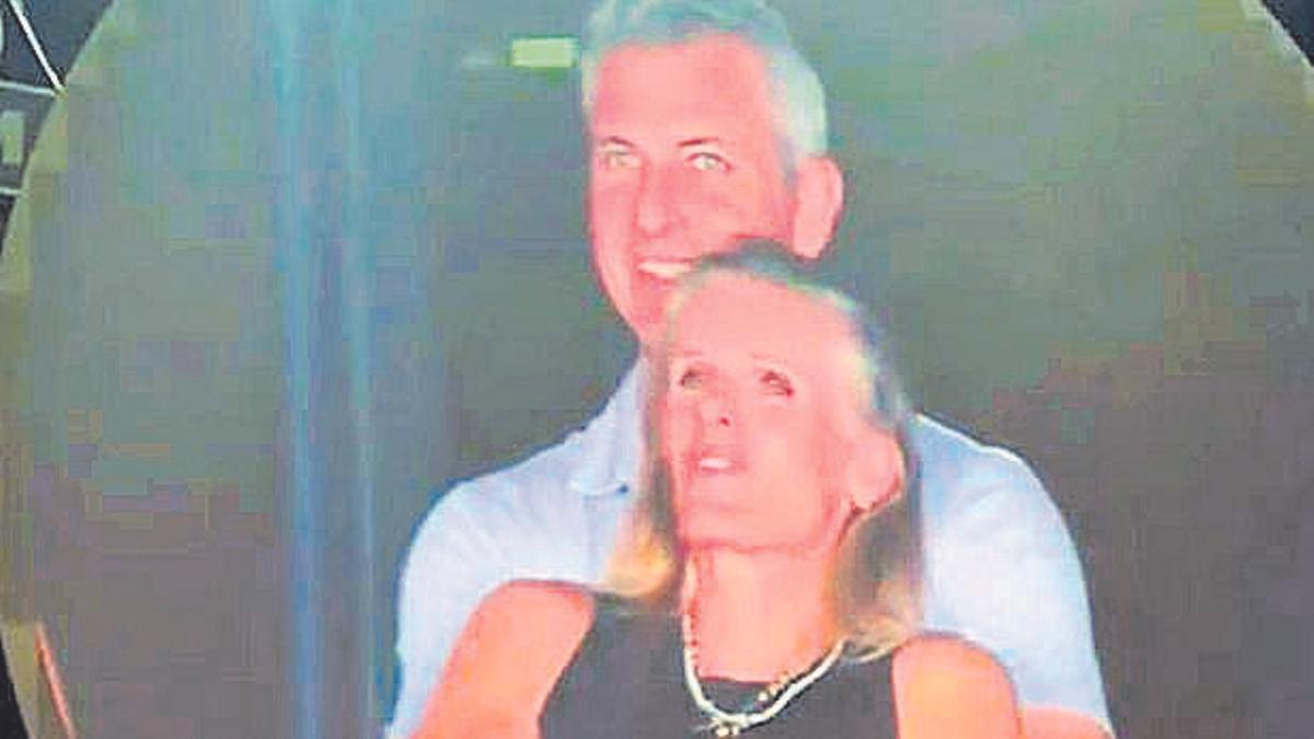 La pareja de infieles captados en un concierto de Coldplay en Boston (TikTok)