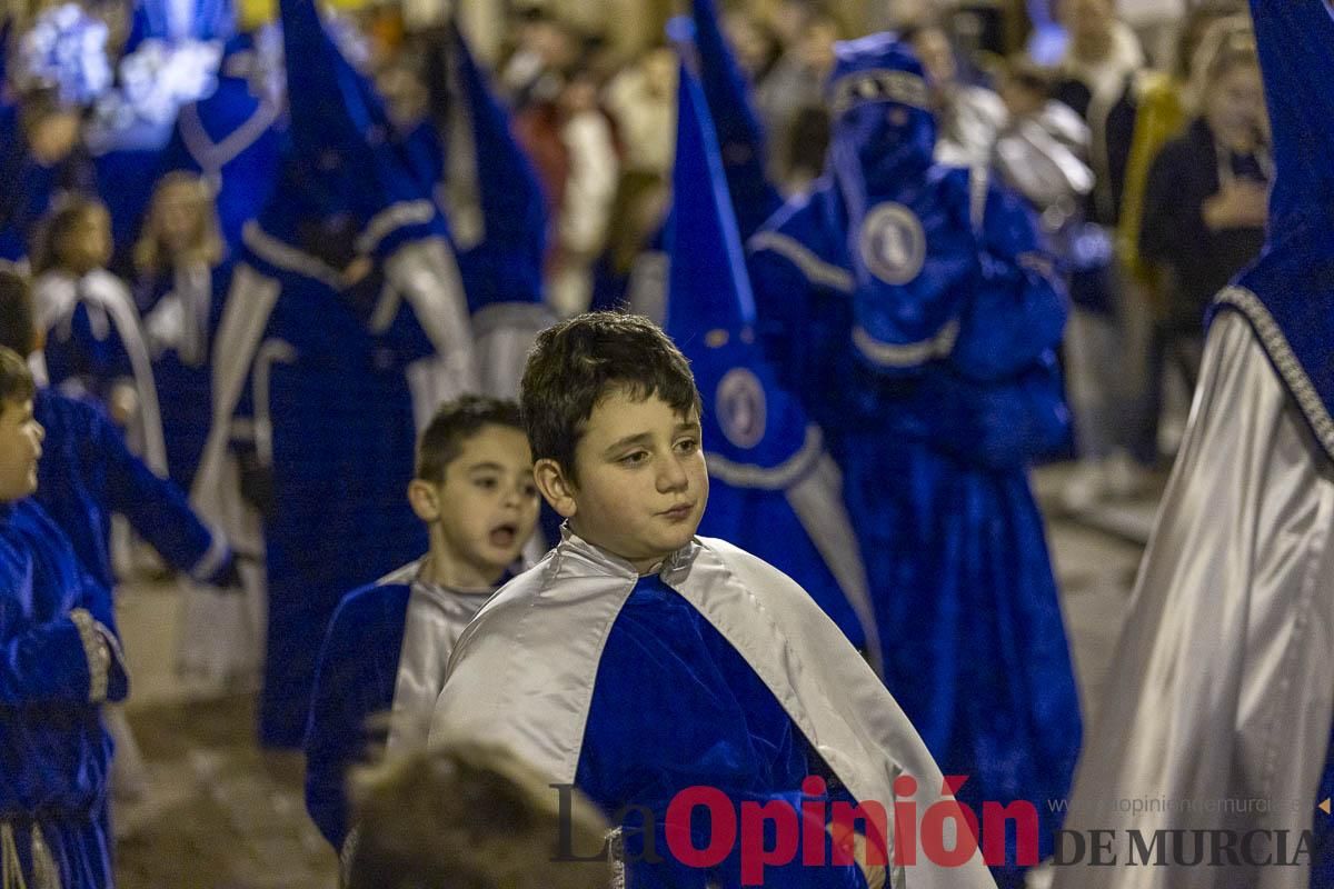 Los niños toman las calles de Caravaca en la procesión de Lunes Santo