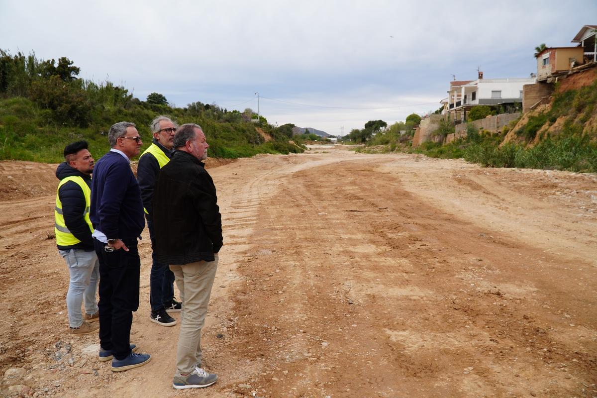 Actuación de la CHJ para ampliar el cauce del barranco de l'Horteta.