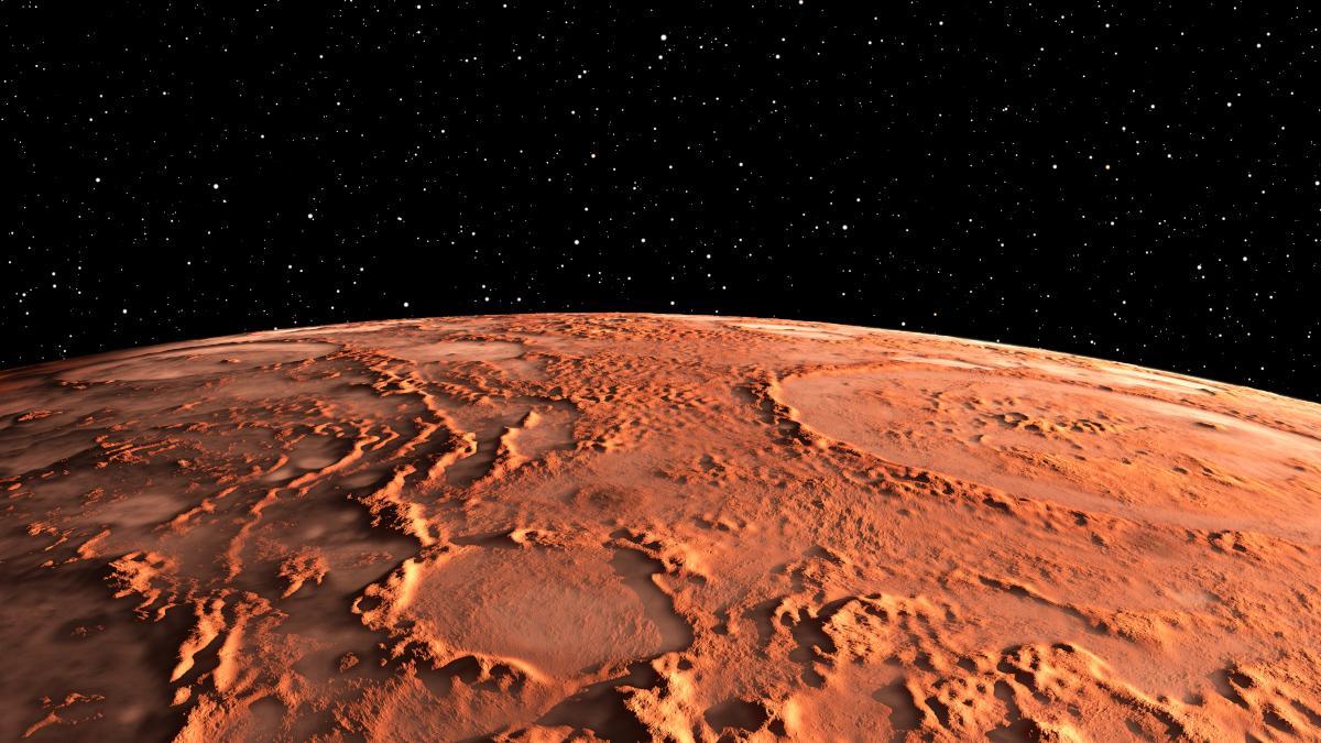 Una imagen de Marte.