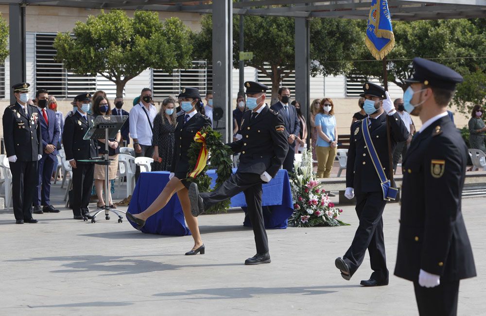 Acto institucional por el Patrón del Cuerpo Nacional de Policía en Sagunt.