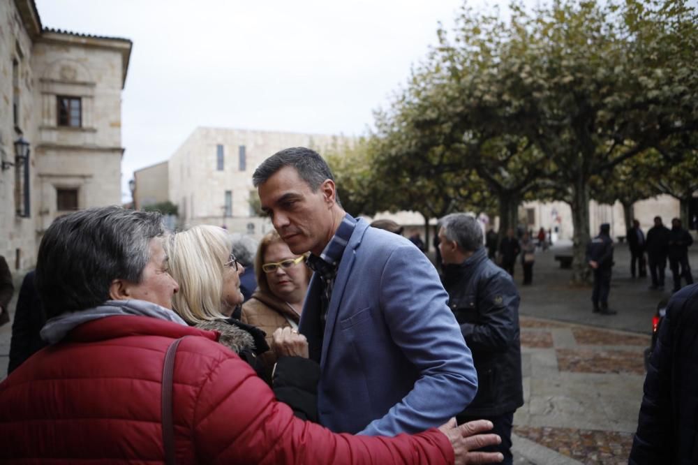 La visita de Pedro Sánchez a Zamora, en imágenes