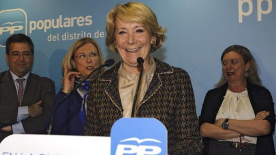 Esperanza Aguirre se puede enfrentar a un juicio de faltas