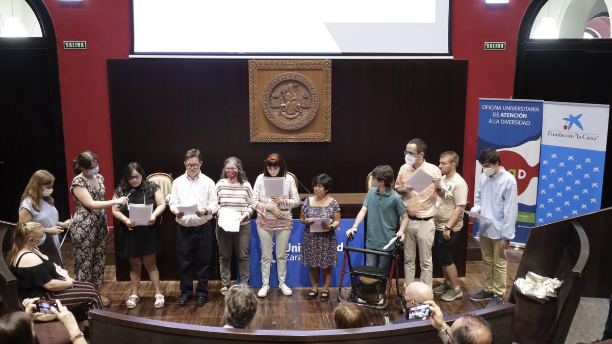 Acto de graduación de los alumnos del programa de Empoderamiento, hace unos meses.