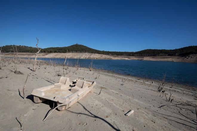 EN IMATGES | De visita al pantà que no té aigua