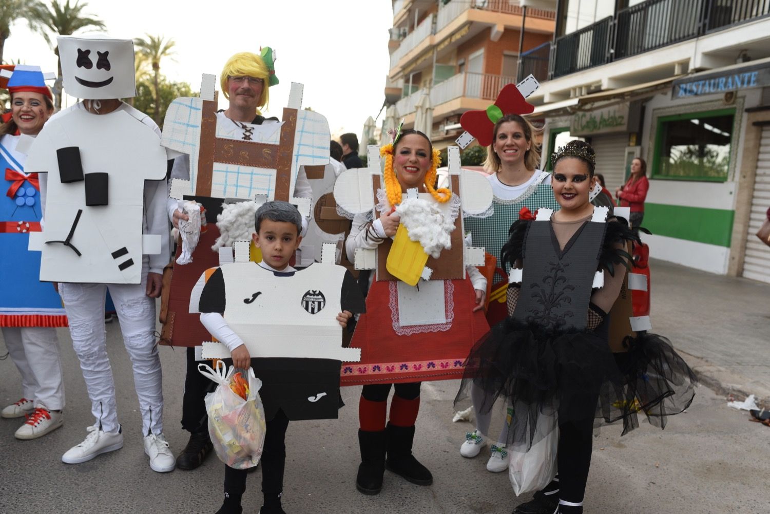 Cabalgata fallera de 2020 en el Port de Sagunt.