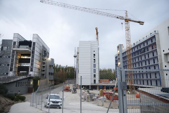 En imágenes | Así avanzan las obras de la residencia Bravo de Zaragoza