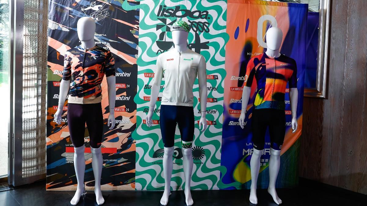 Santini ha diseñado los maillots edición especial de la Vuelta
