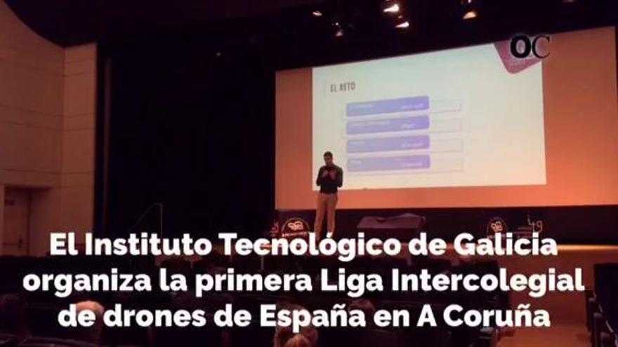 El Instituto Tecnológico de Galicia presenta en A Coruña la I Liga Intercolegial de Drones