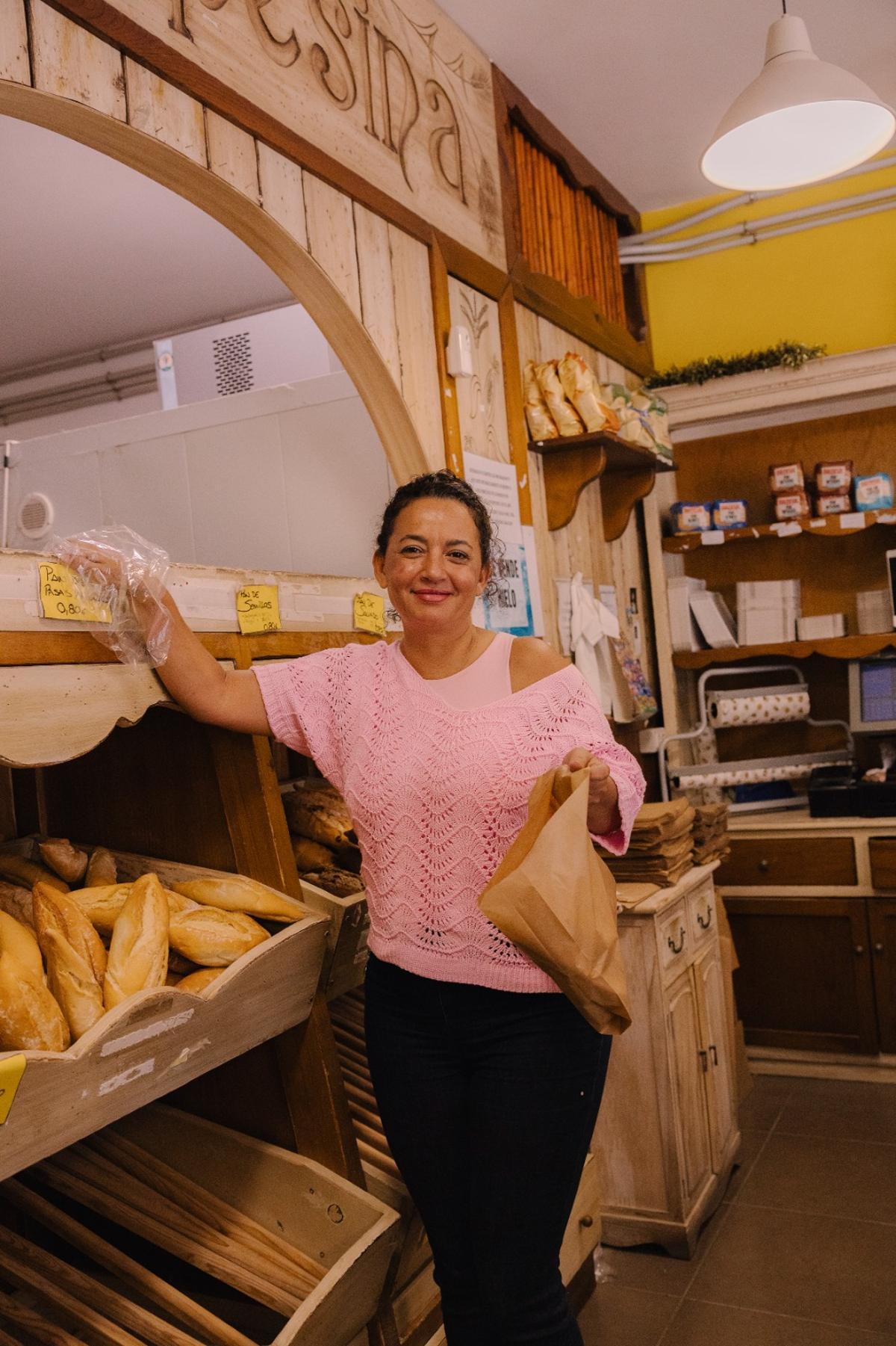 Carmen Teresa Torres, de Panadería El Pueblo de La Laguna.