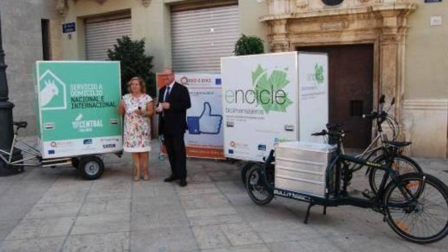 Nace El Reparto A Domicilio Mediante La Bicicleta Electrica Levante Emv