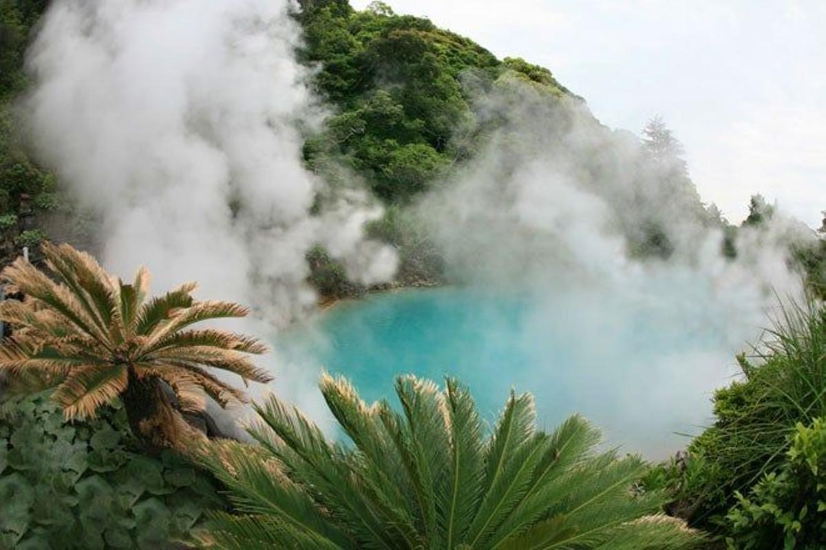 Aguas termales Umi Jigoku, en Beppu, también conocidas como &quot;infiernos&quot;.