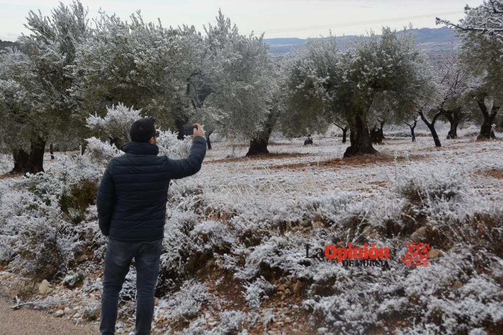 Nieve en el Altiplano murciano