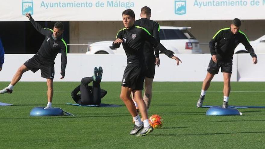 Imagen del entrenamiento matinal.