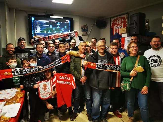 Inauguración de la peña La Caleya Rojiblanca, de Moreda de Aller